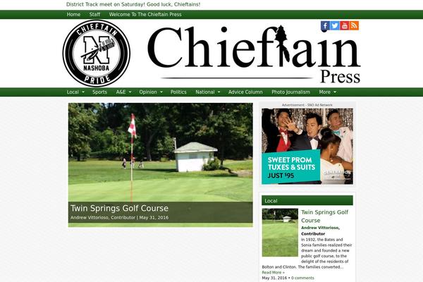 Sno Flex theme site design template sample