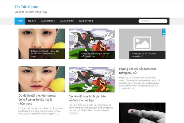 NewsAnchor theme site design template sample
