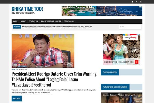 MH Newsdesk theme site design template sample