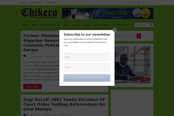 Beginner theme site design template sample