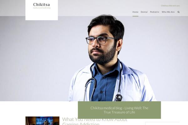 Namaha theme site design template sample