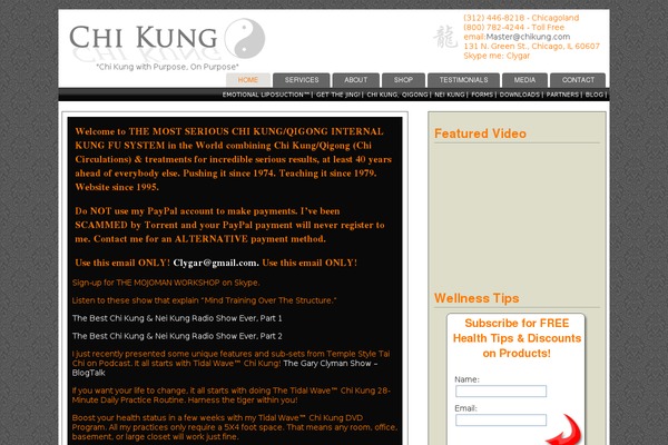 Site using Ax ScrollTo Top plugin