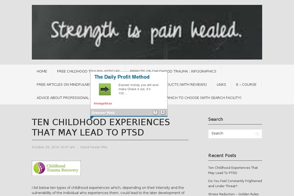 Vortex theme site design template sample