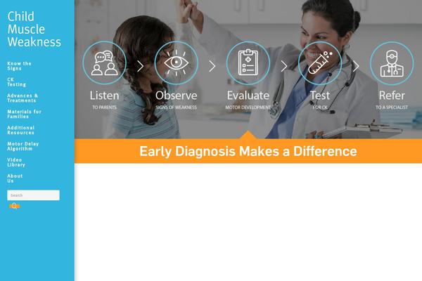 X Child theme site design template sample