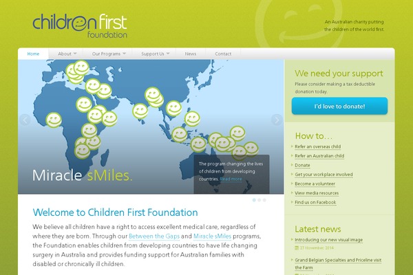 childrenfirstfoundation.org.au site used Cff