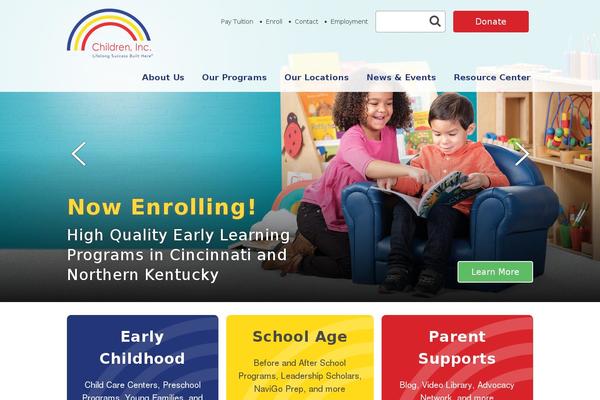 NonProfit theme site design template sample