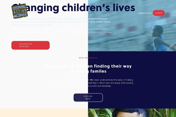 Salient Child theme site design template sample