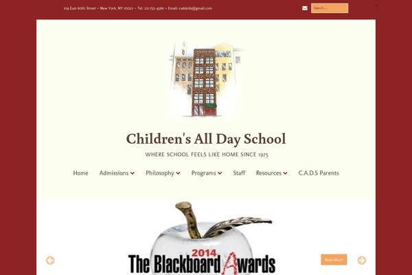 Make theme site design template sample