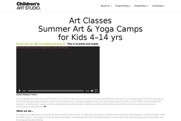 childrensartstudio.ca site used Magicreche