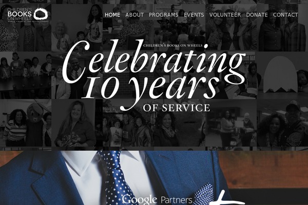 Immersion theme site design template sample