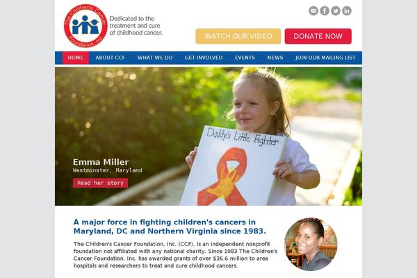 childrenscancerfoundation.org site used Ccf