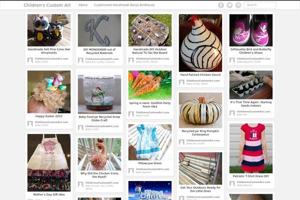 iPin theme site design template sample