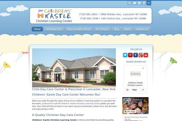 Happy Kids theme site design template sample