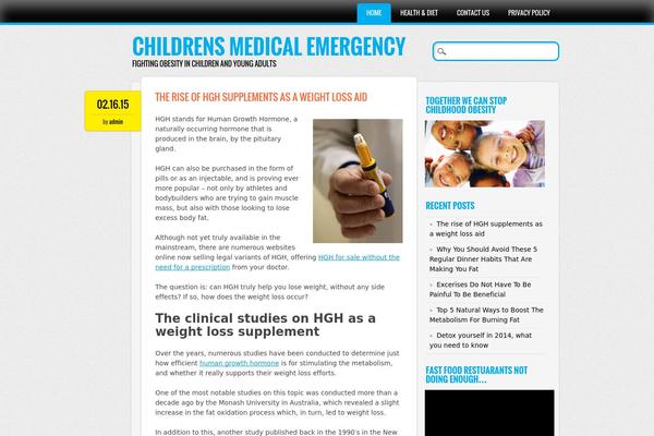Newsworthy theme site design template sample