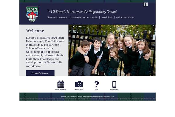 Cms theme site design template sample