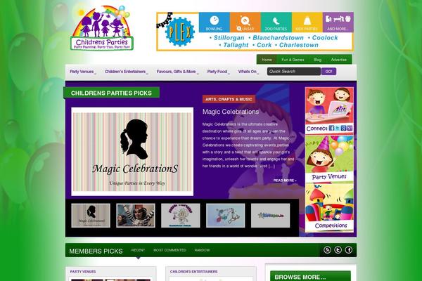 Continuum theme site design template sample