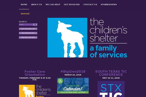 chshelter theme websites examples