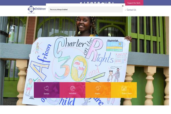 Children-charity theme site design template sample