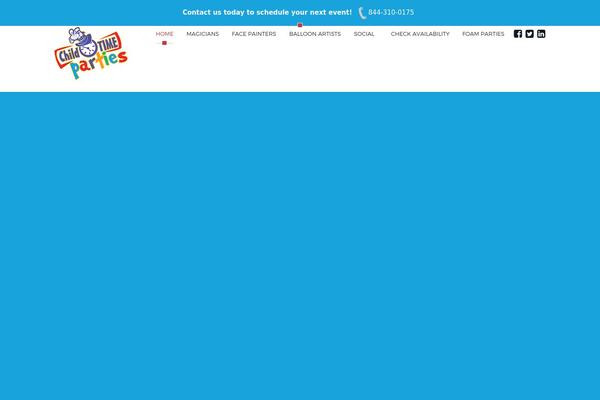 Site using Speed Contact Bar plugin