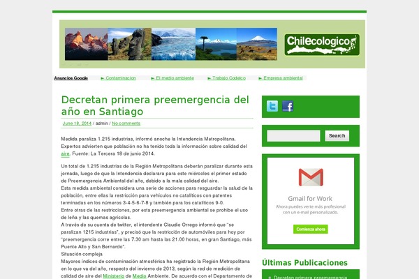 chilecologico.cl site used Zeebusiness_old