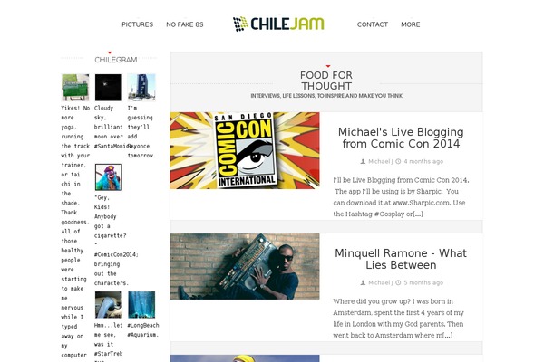 Tripod theme site design template sample