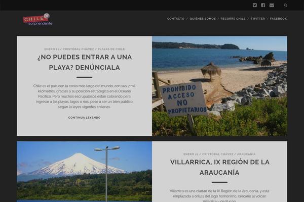 Tracks theme site design template sample
