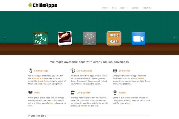 Grizzly theme site design template sample