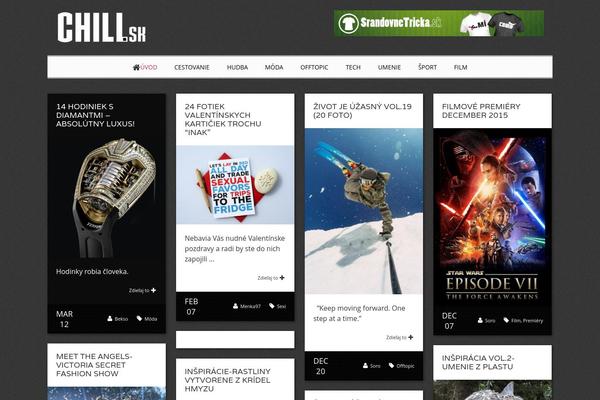 Pravda theme site design template sample