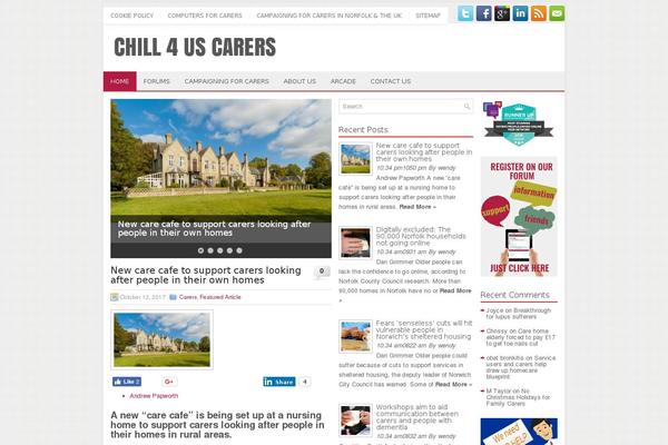 Site using TweetScroll Widget plugin