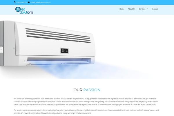 Freshair theme site design template sample