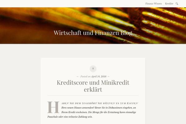 Libretto theme site design template sample