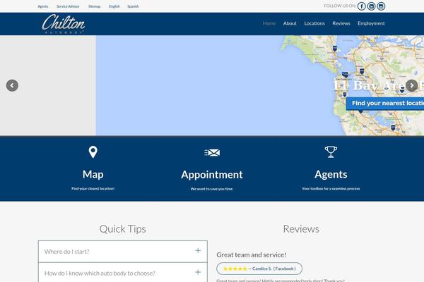 Auto Repair theme site design template sample