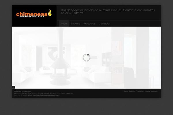 Slide theme site design template sample