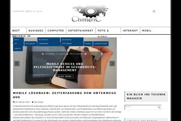 AcmeBlog theme site design template sample