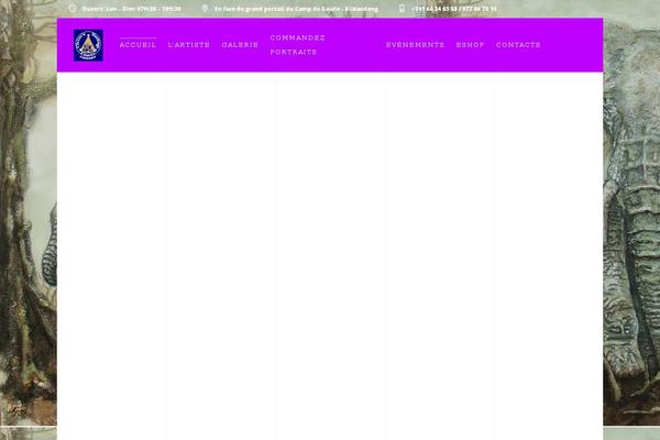 Musea theme site design template sample