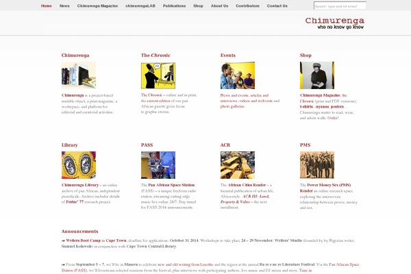 chimurenga.co.za site used Wordfinder