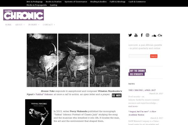 chimurengachronic.co.za site used Canvas