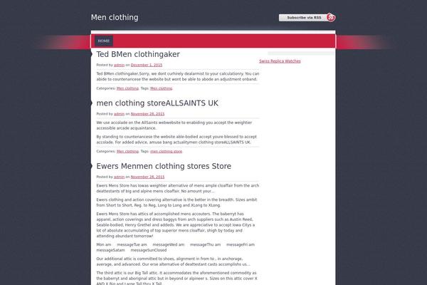 Cuttlefish theme site design template sample