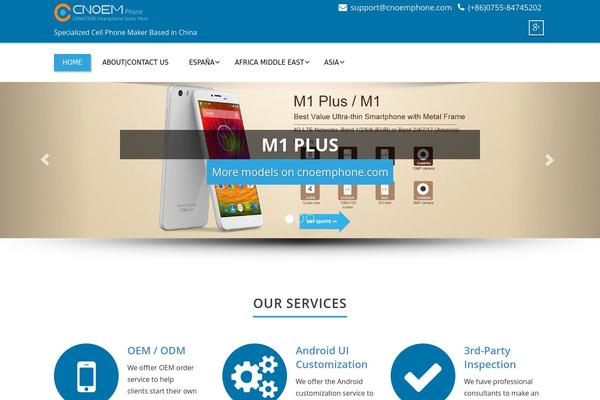 Enigma theme site design template sample