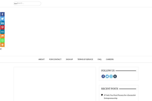chinabusinessnews.com site used Optimistic Blog Lite