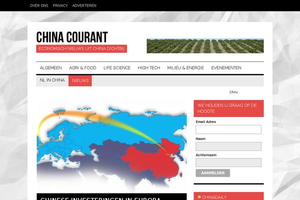 chinacourant.nl site used China