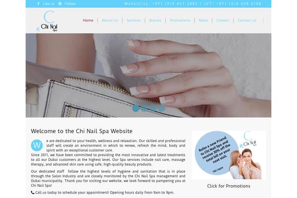 Nouveau theme site design template sample