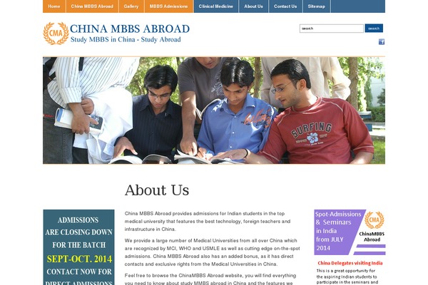 Academica theme site design template sample