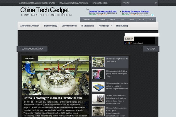 Continuum theme site design template sample