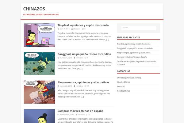 MH Magazine lite theme site design template sample