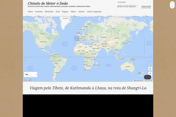chinelodemeterodedo.com site used Wptraveler