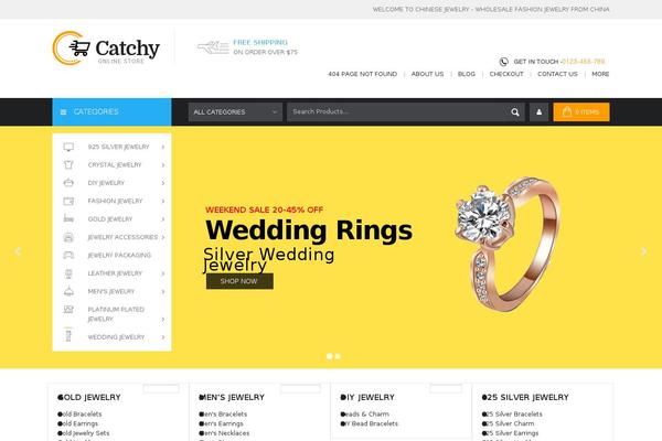 Catchy theme site design template sample