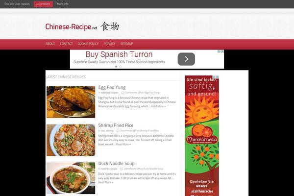 Foodpress theme site design template sample