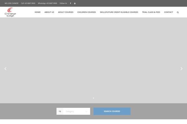 Educator theme site design template sample