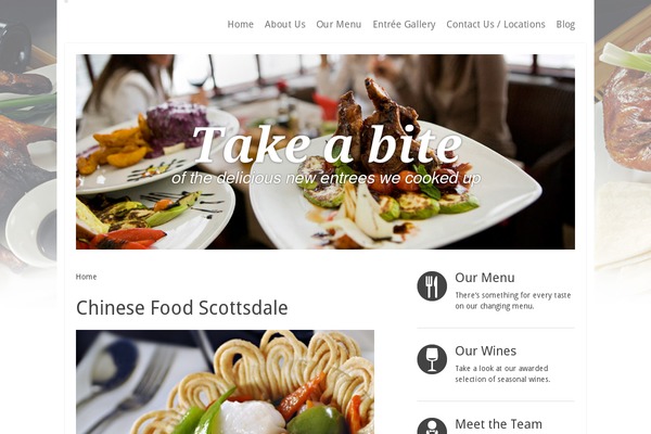 Tasty theme site design template sample